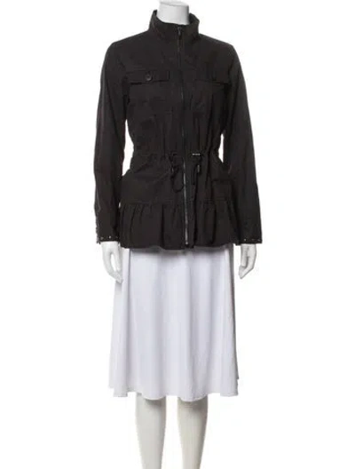 Pre-owned Kate Spade Utility Jacket In Black