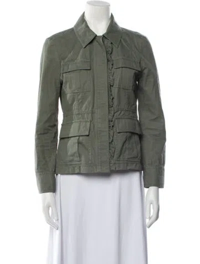 Pre-owned Kate Spade Utility Jacket In Green