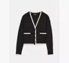 Kate Spade V-neck Cardigan In Black