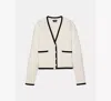 Kate Spade V-neck Cardigan In White