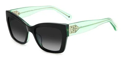 Kate Spade Valeria/s 807/9o Women's Sunglasses Black Size 53