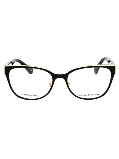 Kate Spade Vandra Metal Cat Eye Women's Eyeglasses In Black