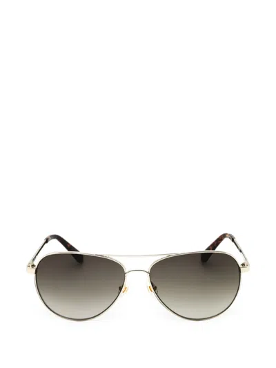 Kate Spade Varese Pilot-frame Sunglasses In Gold