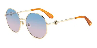 Kate Spade Venus/f/s Asian Fit J5g/i4 Women's Sunglasses Gold Size 56 In Multi