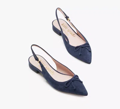 Kate Spade Veronica Flats In Captain Navy