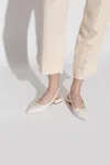 Kate Spade Veronica Perforated Slingback Ballerina Flats In Cream