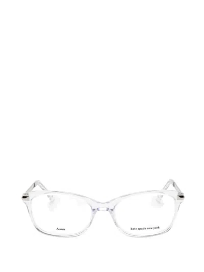 Kate Spade Vicenza Rectangle-frame Glasses In White