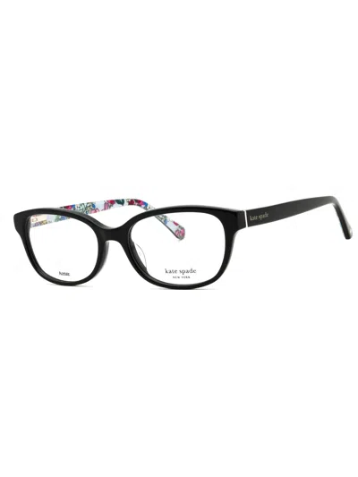 Kate Spade Violette Oval Eyeglasses For Women In Black