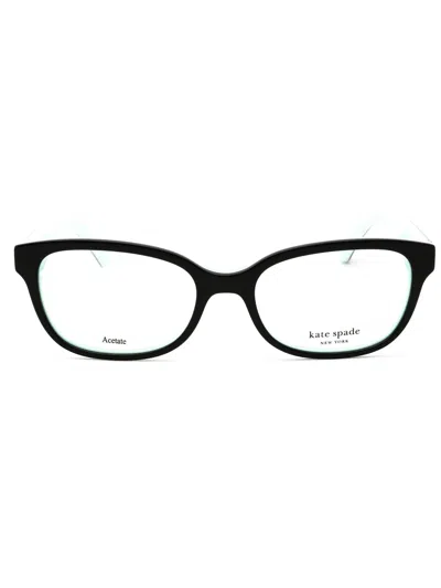 Kate Spade Violette Sunglasses In Black  / Clear Demo Lens