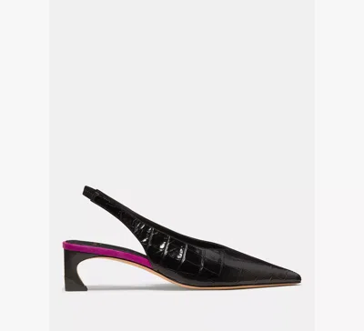 Kate Spade Viv Kitten Heel Pump In Black