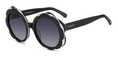 Kate Spade Vivi 2/g/s Asian Fit P56/9o Women's Sunglasses Black Size 54