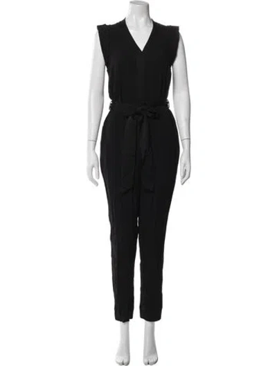 Pre-owned Kate Spade V-neck Jumpsuit W/ Tags In Blue