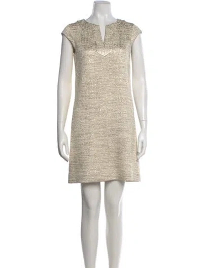 Pre-owned Kate Spade V-neck Mini Dress