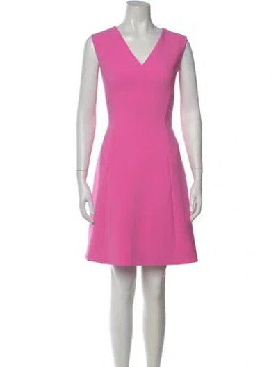 Pre-owned Kate Spade V-neck Mini Dress W/ Tags In Pink