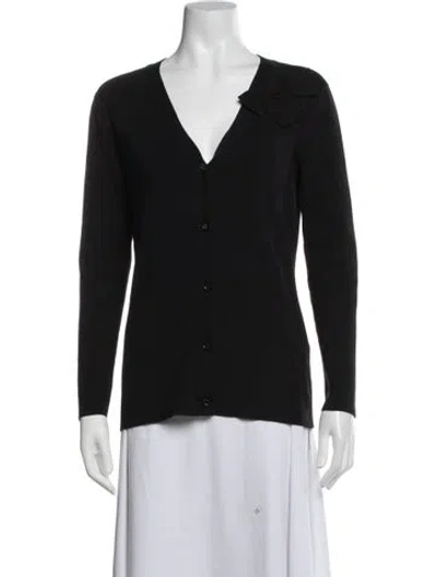 Pre-owned Kate Spade V-neck Sweater In Blue