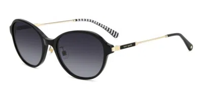 Kate Spade Vonnie/f/s Asian Fit 807/9o Women's Sunglasses Black Size 56