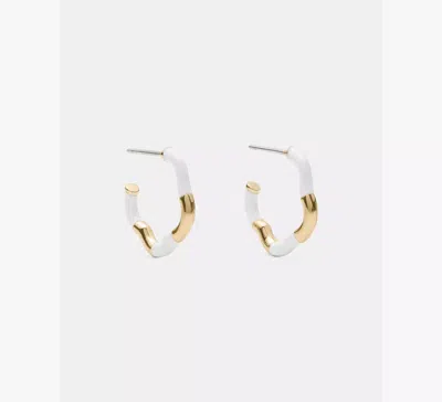 Kate Spade Wave Huggies In Gold