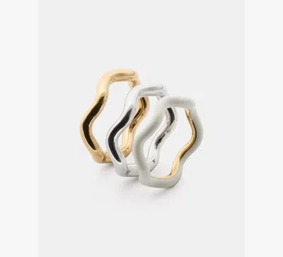 Kate Spade Wave Ring Set In Gold