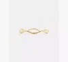 Kate Spade Wave Thin Bangle In Gold