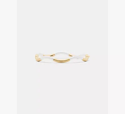 Kate Spade Wave Thin Bangle In Red