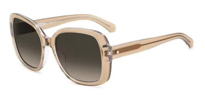 Kate Spade Wenona 2/g/s Vestibilità Orientale 2t3/ha Occhiali Da Sole Marroni Per Donna