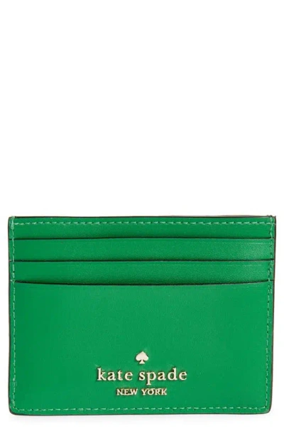 Kate Spade What-a-melon Card Wallet In Green Multi