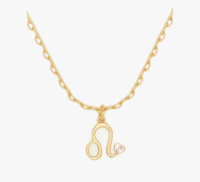 Kate Spade What's Your Sign Leo Mini Pendant In Gold