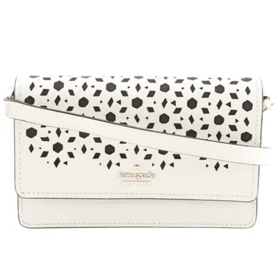 Pre-owned Kate Spade White Leather Pochette Shoulder Bag ()