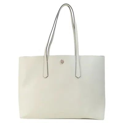 Pre-owned Kate Spade White Leather Tote Bag ()