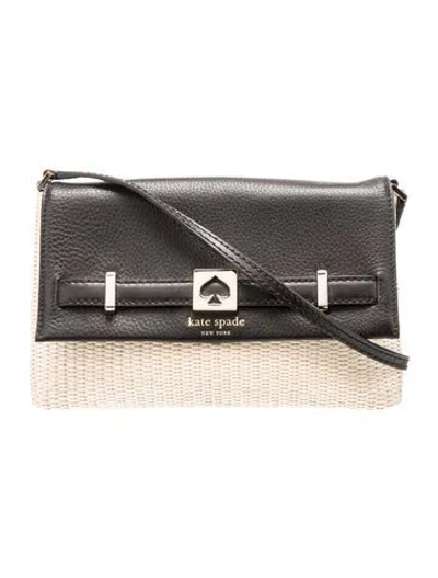 Pre-owned Kate Spade Wicker Shoulder Bag