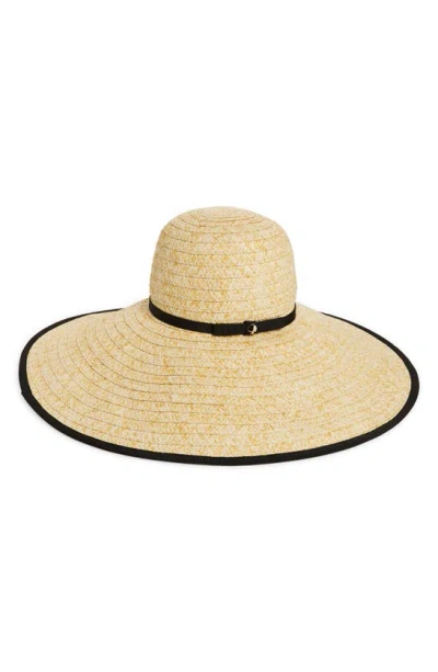 kate spade straw Hat - Natural Kate Spade New York piped straw cloche hat | Nordstrom main image 2