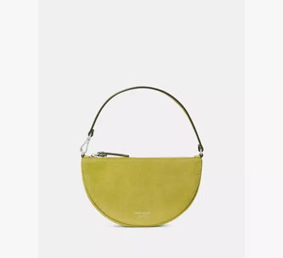 Kate Spade Wink Suede Wristlet In Green