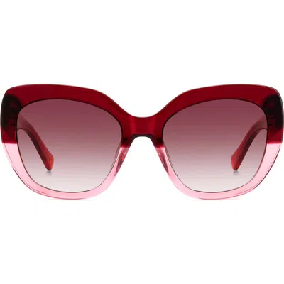 Kate Spade Winslet 55mm Gradient Round Sunglasses In Multi