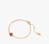 Kate Spade With All My Heart Pavé Line Bracelet In Red