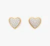 Kate Spade With All My Heart Pavé Studs In Clear/two Tone