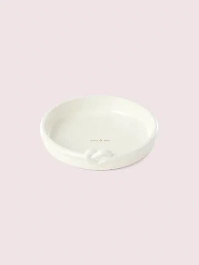 Kate Spade New York With Love Ring Dish In White