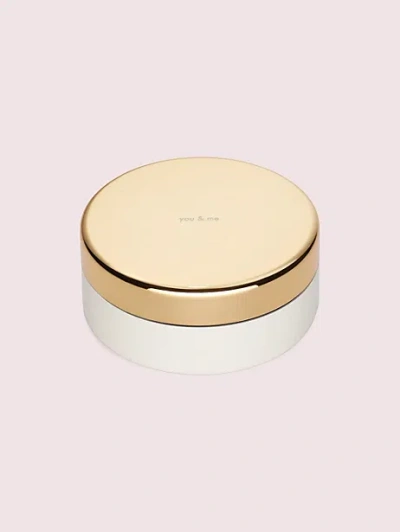 Kate Spade With Love You & Me Keepsake Box In Clear