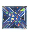 Kate Spade 18th Hole Square Silk Scarf In Multi