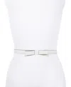 Kate Spade Bow Belt In Dove White