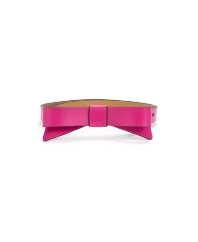 Kate Spade New York Bow Belt In Marker Pink