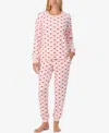 Kate Spade Women's 2-piece Sleepwear Long-sleeve Top And Jogger Pajama Set In Pink