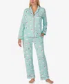Kate Spade Long Pajama In Green