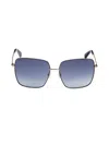 Kate Spade Women's 60mm Square Sunglasses In Blue Black