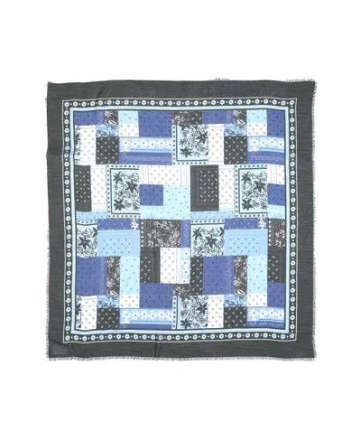 Kate Spade Women's Bandana Patchwork Modal Square Scarf