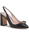 Kate Spade Bowdie Slingback Bow Pumps In Black