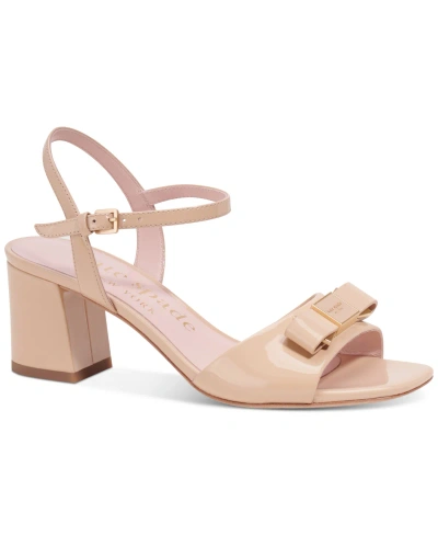 Kate Spade Women's Bowdie Strappy Dress Sandals In Beach Sand