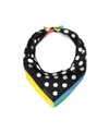 Kate Spade Women's Breezy Dot Silk Bandana Scarf