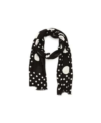 Kate Spade Women's Breezy Dot Viscose Oblong Scarf