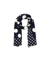 Kate Spade Women's Breezy Dot Viscose Oblong Scarf