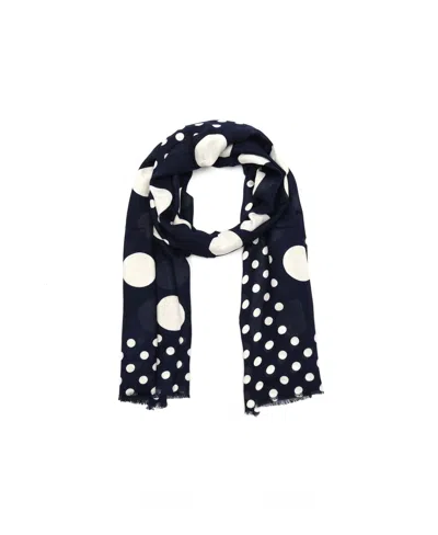 Kate Spade Women's Breezy Dot Viscose Oblong Scarf